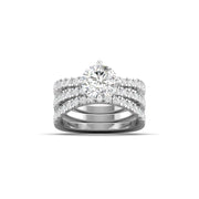 2.07 Carat Sparkling Diamond Wedding Ring