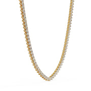 Sparkling Diamond Tennis Necklace