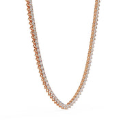 Sparkling Diamond Tennis Necklace