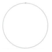 Sparkling Diamond Tennis Necklace