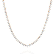Sparkling Diamond Tennis Necklace
