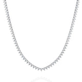 Sparkling Diamond Tennis Necklace
