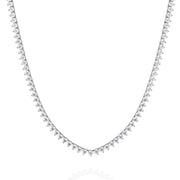 Sparkling Diamond Tennis Necklace