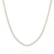 Sparkling Diamond Tennis Necklace