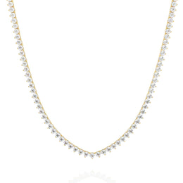 Sparkling Diamond Tennis Necklace