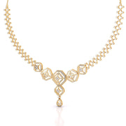 Geometric Lab Grown Diamond Necklace