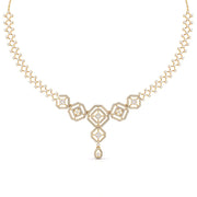 Geometric Lab Grown Diamond Necklace