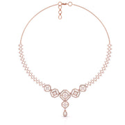 Geometric Lab Grown Diamond Necklace