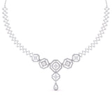 Geometric Lab Grown Diamond Necklace