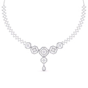 Geometric Lab Grown Diamond Necklace