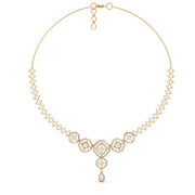 Geometric Lab Grown Diamond Necklace