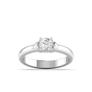 Sparkling Round Diamond Ring