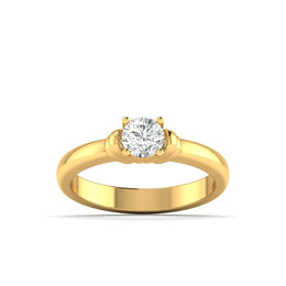 Sparkling Round Diamond Ring