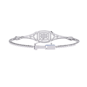 Classic Cluster Diamond Bangle