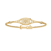 Classic Cluster Diamond Bangle