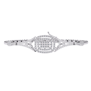 Classic Cluster Diamond Bangle