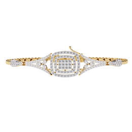 Classic Cluster Diamond Bangle