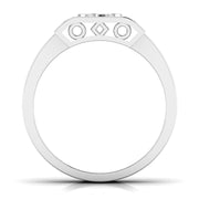 Spiritual Om Symbol Diamond Men's Ring