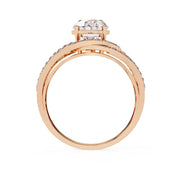 7.35 Carat Split Shank Oval Diamond Ring