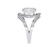 7.35 Carat Split Shank Oval Diamond Ring