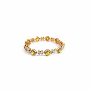 Square Cut Citrine Bracelet