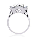Clover Halo Diamond Ring