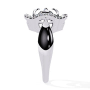 Clover Halo Diamond Ring