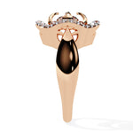 Clover Halo Diamond Ring