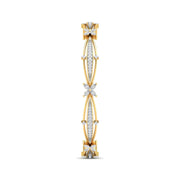 Celestial Star Design Diamond Bangle