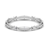 Celestial Star Design Diamond Bangle
