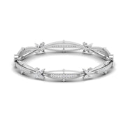 Celestial Star Design Diamond Bangle