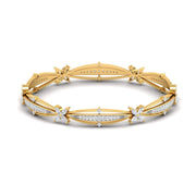 Celestial Star Design Diamond Bangle