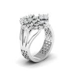 Starburst Diamond Statement Ring