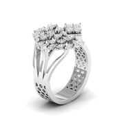 Starburst Diamond Statement Ring
