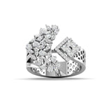 Starburst Diamond Statement Ring