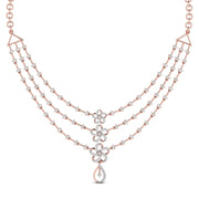 Stunning Flowy Diamond Necklace