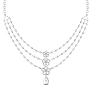 Stunning Flowy Diamond Necklace