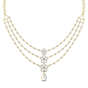 Stunning Flowy Diamond Necklace