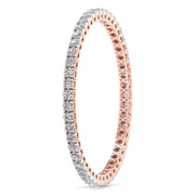 30 Pointer Round Diamond Tennis Bangle