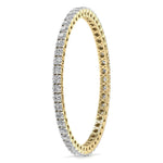 30 Pointer Round Diamond Tennis Bangle