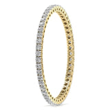 30 Pointer Round Diamond Tennis Bangle