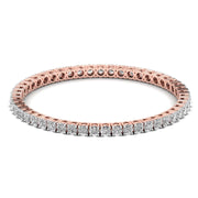 30 Pointer Round Diamond Tennis Bangle