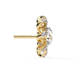 Sunflower Inspired Diamond Earrings