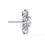 Sunflower Inspired Diamond Earrings