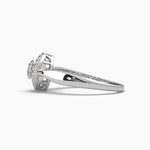 Sunflower Solitaire Diamond Ring