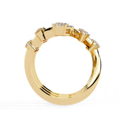 Swirling Diamond Ring