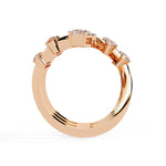 Swirling Diamond Ring