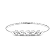 Symmetrical Curve Bracelet