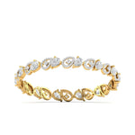 Pear Shaped Lab Grown Diamond Bracelet