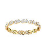 Pear Shaped Lab Grown Diamond Bracelet
